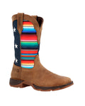 Lady Rebel by Durango Women's Dusty Brown Serape Flag Western Boot DRD0435