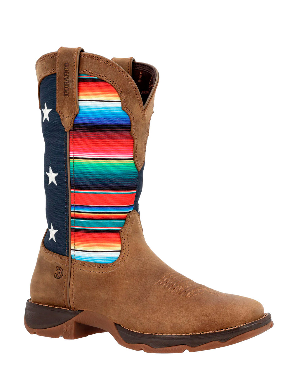 Lady Rebel by Durango® Dusty Brown Serape Flag Western Boot
