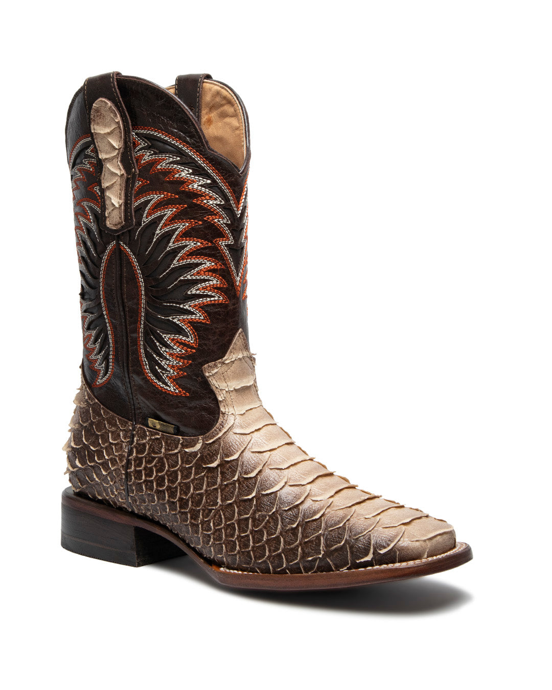 JP Western Boots Orix Python Embossed