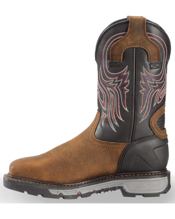 Justin Men's Tanker Western Work Boots - Steel Toe WK2104 - Imagen 6