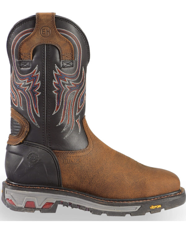 Justin Men's Tanker Western Work Boots - Steel Toe WK2104 - Imagen 7