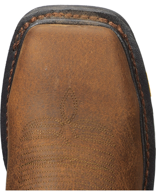 Justin Men's Tanker Western Work Boots - Steel Toe WK2104 - Imagen 3