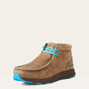 Ariat Spitfire Rugged Western Moc-Toe Boot  blue
