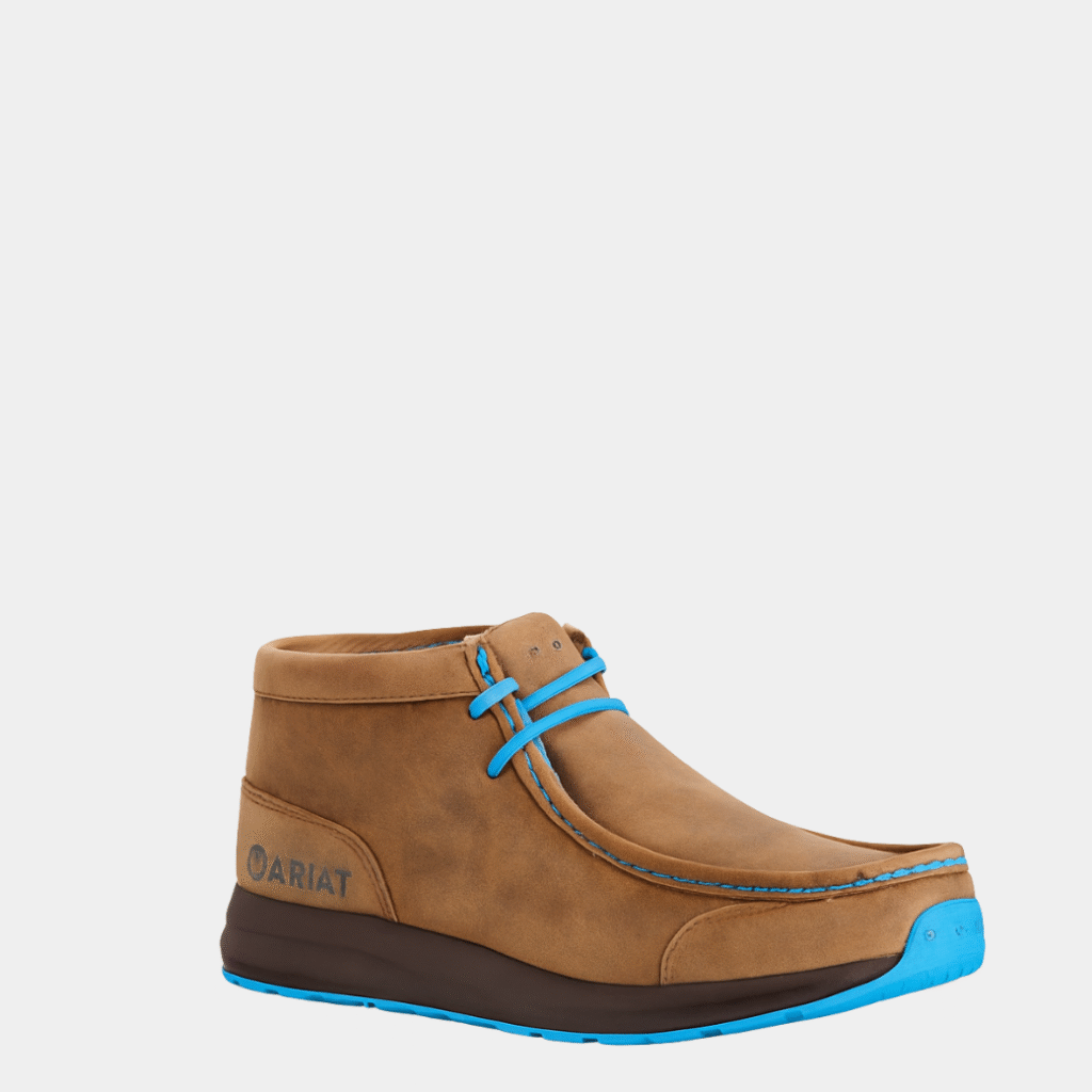 Ariat Spitfire Rugged Western Moc-Toe Boot  blue