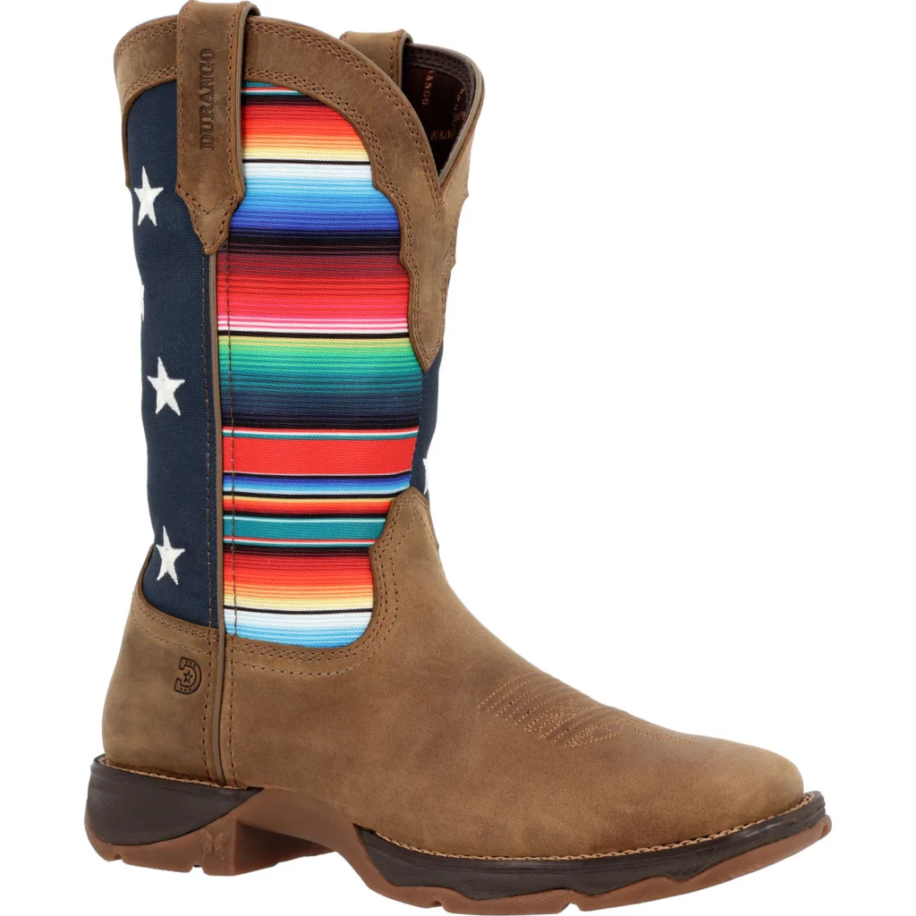 Lady Rebel by Durango® Dusty Brown Serape Flag Western Boot
